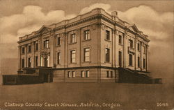 Clatsop County Court House Postcard