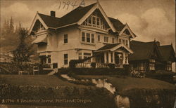 A Residence Scene Portland, OR Postcard Postcard Postcard