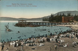 English Bay Vancouver, BC Canada British Columbia Postcard Postcard Postcard