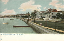 The Sea Wall Postcard