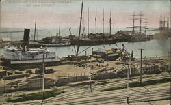 A Part of Los Angeles Harbor San Pedro, CA Postcard Postcard Postcard