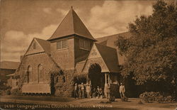 Congregational Church, Palo Alto, California Postcard