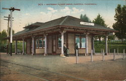 Southern Pacific Depot Capitola, CA Postcard Postcard Postcard