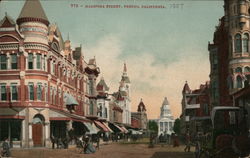 Mariposa Street, 1907 Fresno, CA Postcard Postcard Postcard