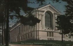 Doe Library, University of California Postcard