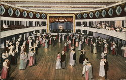 Ballroom of Casino Postcard