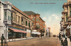 Third Street Eureka, CA Postcard Postcard Postcard