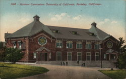 Harmon Gymnasium University of California Postcard