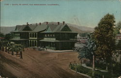 Santa Fe Depot San Bernardino, CA Postcard Postcard Postcard