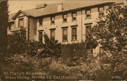 St. Mary's Academy, Nevada Co. Postcard