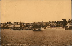 Vallejo Water Front Postcard