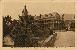 Administration Building, Veterans' Home Postcard