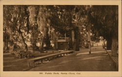 Public Park Santa Clara, CA Postcard Postcard Postcard