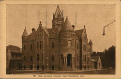 San Joaquin County Jail Stockton, CA Postcard Postcard Postcard