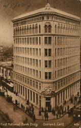 First National Bank Bldg. Postcard