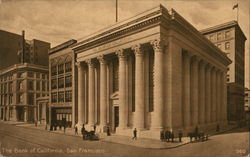 The Bank of California San Francisco, CA Postcard Postcard Postcard