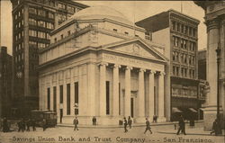 Savings Union Bank and Trust Company Postcard