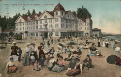 Hotel and Beach Capitola, CA Postcard Postcard Postcard