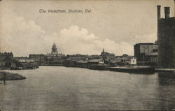 The Waterfront Stockton, CA Postcard Postcard Postcard