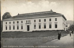 California Hall, University of California Postcard