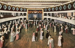 Ballroom of Casino Postcard