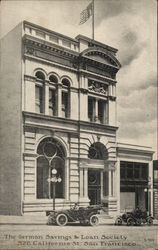 The German Savings & Loan Society Postcard