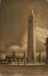 The James K. Sather Campanile, University of California Postcard