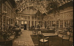 Palm Room, St. George Hotel Santa Cruz, CA Postcard Postcard Postcard