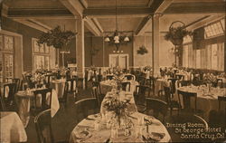 Dining Room, St. George Hotel Postcard