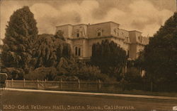 Odd Fellows' Hall Postcard