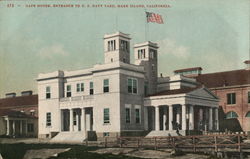 Gate House, Entrance to U.S. Navy Yard Postcard