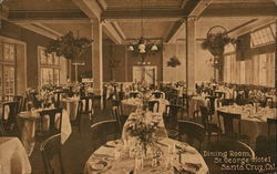 Dining Room, St. George Hotel Postcard