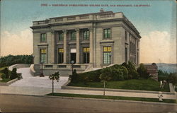 Residence Overlooking Golden Gate Postcard