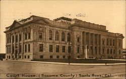 Sonoma County Court House Postcard