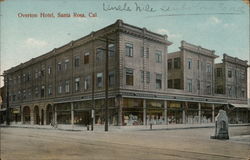 Overton Hotel Santa Rosa, CA Postcard Postcard Postcard