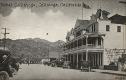 Hotel Calistoga California Postcard Postcard Postcard