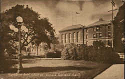 High School from Lafayette Square Postcard