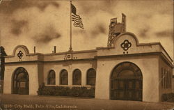 City Hall Palo Alto, CA Postcard Postcard Postcard