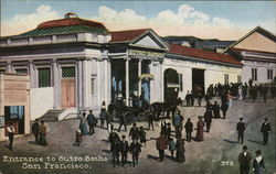 Entrance to Sutro Baths Postcard