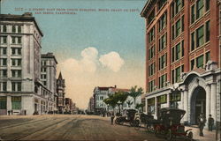 D Street East From Union Building Postcard