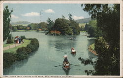 Stow Lake, Golden Gate Park Postcard