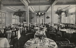 Dining Room, St. George Hotel Postcard