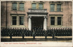 Police and Charities Building Bridgeport, CT Postcard Postcard Postcard