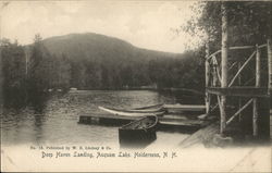 Deep Haven Landing, Asquam Lake Postcard