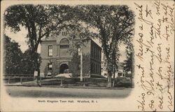 North Kingston Town Hall Wickford, RI Postcard Postcard Postcard