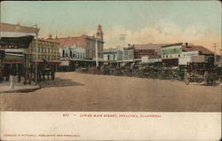 Lower Main Street Petaluma, CA Postcard Postcard Postcard