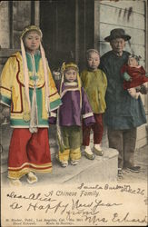 A Chinese Family Postcard