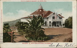 Rotunda at Napa Soda Springs, California Postcard