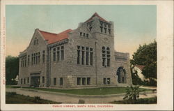 Public Library Santa Rosa, CA Postcard Postcard Postcard