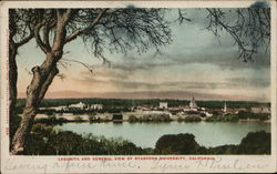 Lagunita and General View of Standard University Postcard